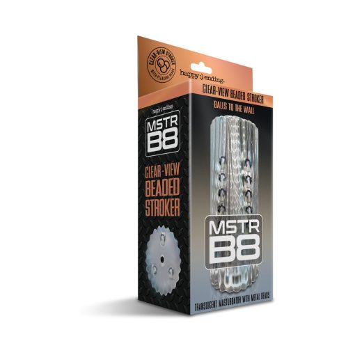 Mstr B8 Clear-View Beaded Stroker Balls To The Wall - Image 6