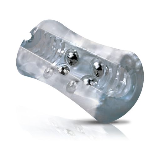 MSTR B8 Head Banger – Beaded Male Stroker with Clear View Design - Image 3