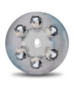 MSTR B8 Head Banger – Beaded Male Stroker with Clear View Design