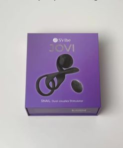 Snail Vibe Jovi Vibrating Couples Ring with Remote – Black
