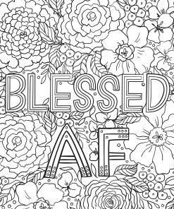 Inner Fucking Peace Coloring Book