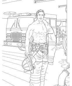 Alternative view of Men In Uniform Coloring Book