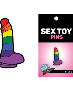 Sex Toy Pin Rainbow Dildo
