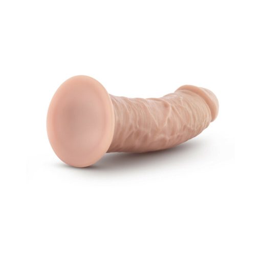 Dr. Skin Glide Realistic 8 In. Self-Lubricating Dildo Beige - Image 5