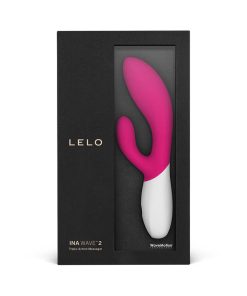Lelo Ina Wave 2 Rechargeable Dual Stimulator Cerise
