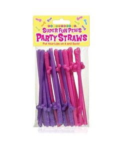 Super Fun Penis Party Straws 8-Pack