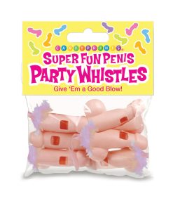 Super Fun Penis Party Whistles 6-Pack