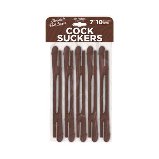 Skins Pecker Straws Chocolate Lovers (10-Pack)