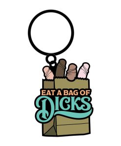 Alternative view of Sex Toy Keychain Eat A Bag Of Dicks