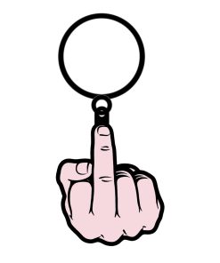Alternative view of Sex Toy Keychain Middle Finger