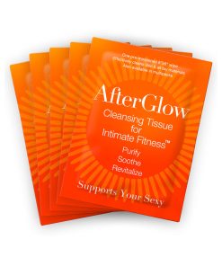 Afterglow Cleansing Tissues For Intimate Fitness Singles 50-Pack
