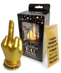Golden F-U Finger Trophy