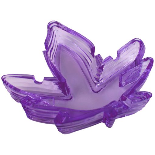 Pot Leaf Ashtray Purple - Image 2