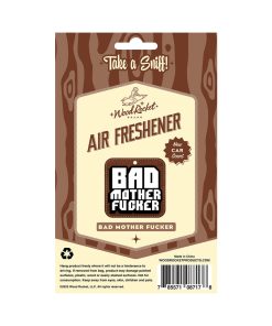Wood Rocket Air Freshener Bad Mother Fucker