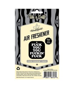 Wood Rocket Air Freshener Fuck You You Fucking Fuck