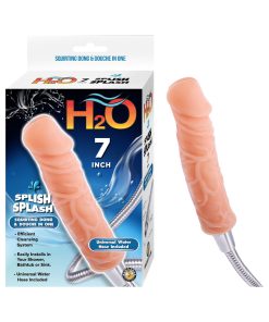 H2O Splish Splash 7 In. Dildo Douche Beige