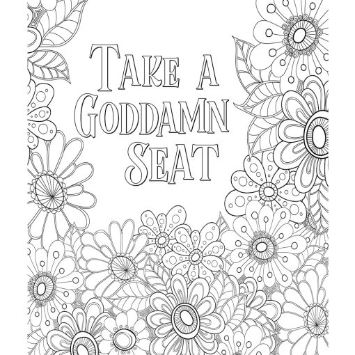 You Are A F*Cking Badass Coloring Book - Image 4