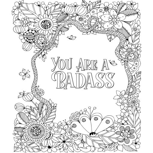 You Are A F*Cking Badass Coloring Book - Image 7