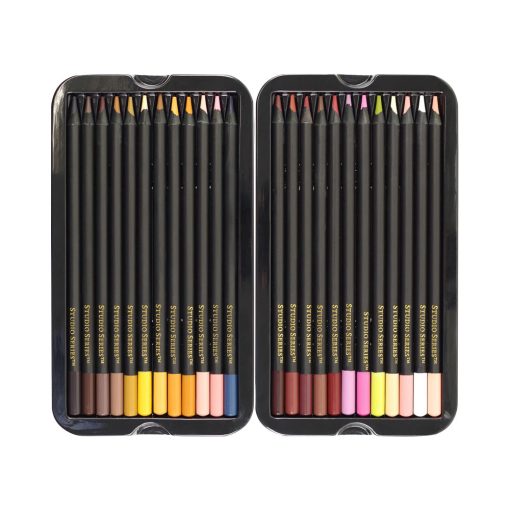 Skin Tone Colored Pencils 24-Pack - Image 2