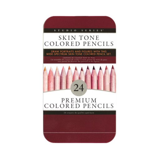 Skin Tone Colored Pencils 24-Pack - Image 3