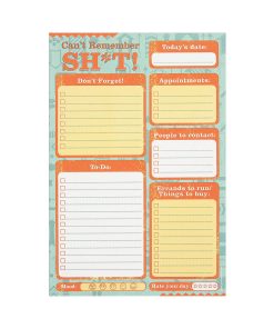 Can'T Remember Shit Note Pad