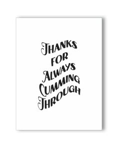 Thanks For Always Cumming Through Naughty Kard