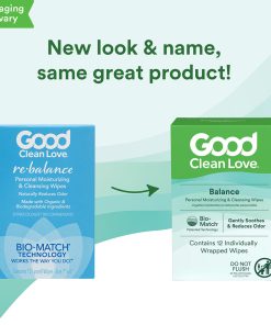 Alternative view of Good Clean Love Balance Personal Moisturizing & Cleansing Wipes 12-Pack