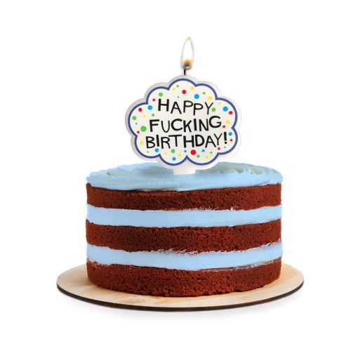 Happy Fucking Birthday! X-Rated Candle - Image 2
