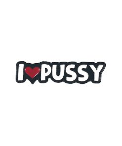 Geeky & Kinky I Heart Pussy Enamel Pin