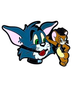 Geeky & Kinky Cat & Mouse Enamel Pin