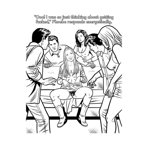 Friends With Benefits Porn Parody Coloring Book - Image 2