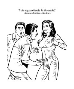 Friends With Benefits Porn Parody Coloring Book