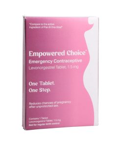 Versea Empowered Choice Emergency Contraception Single Levonorgestrel 1.5 Mg Tablet