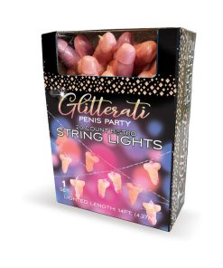 Glitterati Penis Party String Lights 14 Ft.