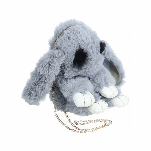 Shots Bunny Eyebrows Bag Grey - Image 2