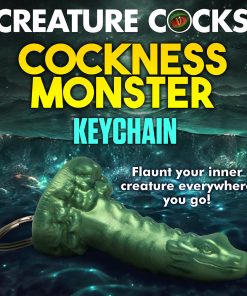 Creature Cocks Cockness Monster Silicone Keychain