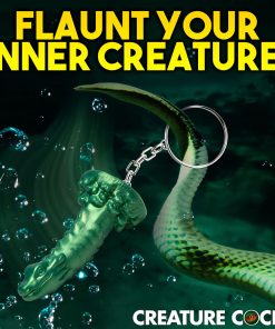 Creature Cocks Cockness Monster Silicone Keychain