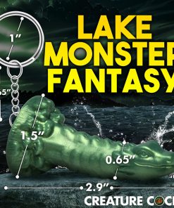 Creature Cocks Cockness Monster Silicone Keychain