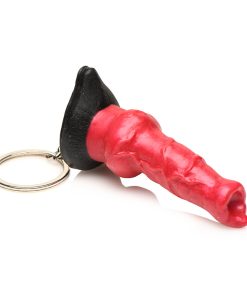Alternative view of Creature Cocks Hell-Hound Silicone Keychain