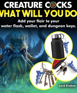 Creature Cocks Lord Kraken Silicone Keychain