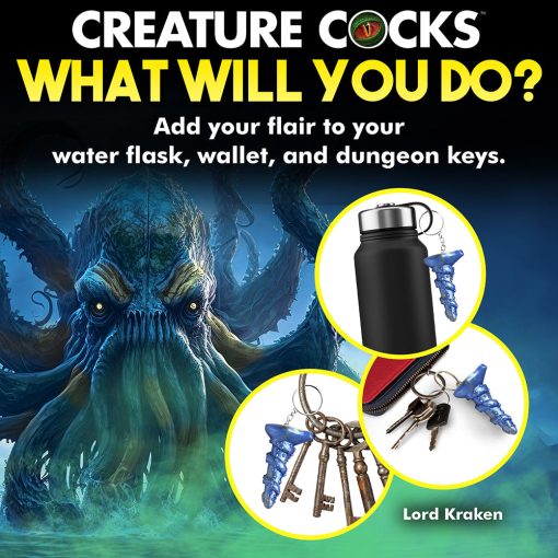Creature Cocks Lord Kraken Silicone Keychain - Image 10