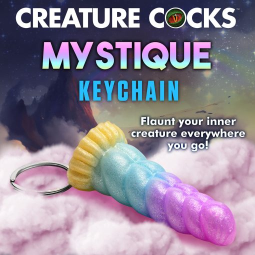 Creature Cocks Mystique Unicorn Silicone Keychain - Image 5