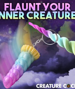 Creature Cocks Mystique Unicorn Silicone Keychain