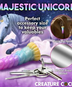 Creature Cocks Mystique Unicorn Silicone Keychain