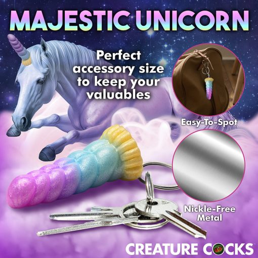 Creature Cocks Mystique Unicorn Silicone Keychain - Image 9