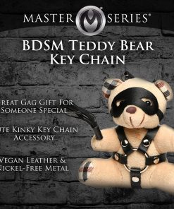 Master Series Bdsm Teddy Bear Keychain