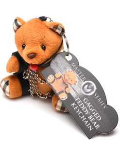 Alternative view of Master Series Gagged Teddy Bear Keychain