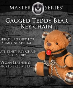 Master Series Gagged Teddy Bear Keychain