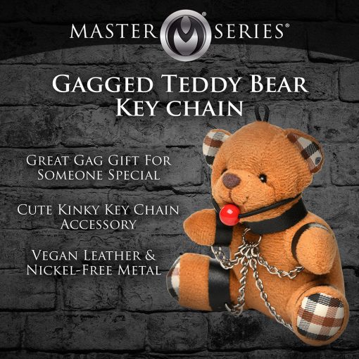 Master Series Gagged Teddy Bear Keychain - Image 7