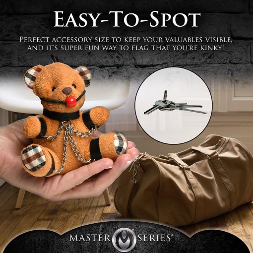 Master Series Gagged Teddy Bear Keychain - Image 11